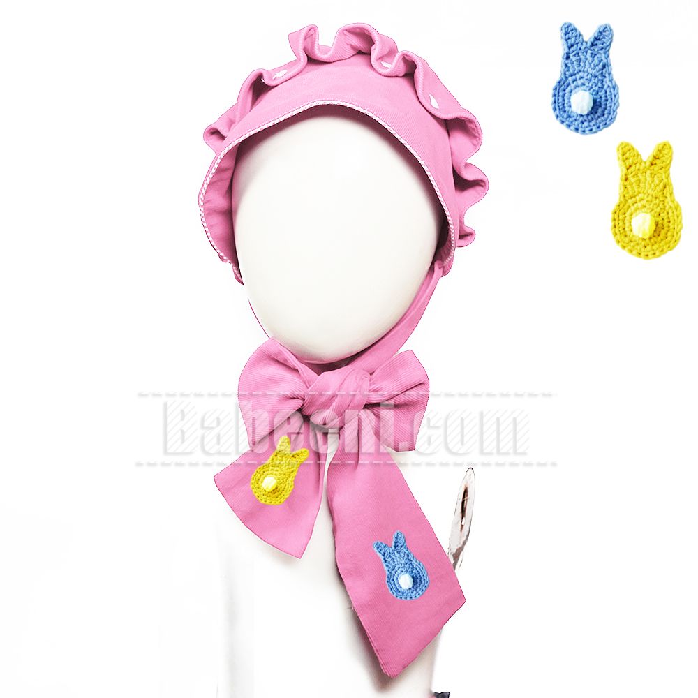 Cute Bunny Crochet Hat Beanie  for Baby Girl - CAS 17